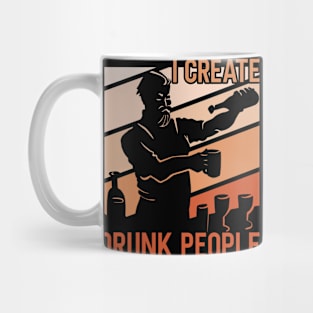 Barkeeper Create Drunk People Mug